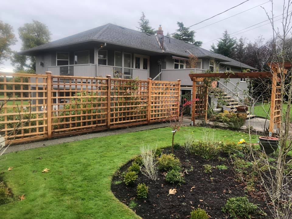 wood garden fence oak bay bc