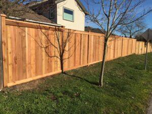 Wood Fence in Sooke, BC