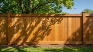 Professionally installed fence showing how long different fence materials can last