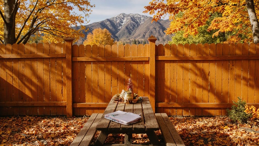 Homeowner calculating fence installation budget and material costs