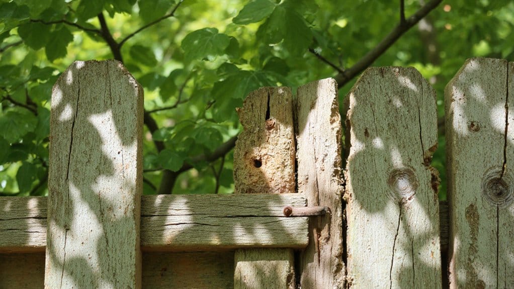 different fence materials showing lifespan differences between wood vinyl and metal fencing