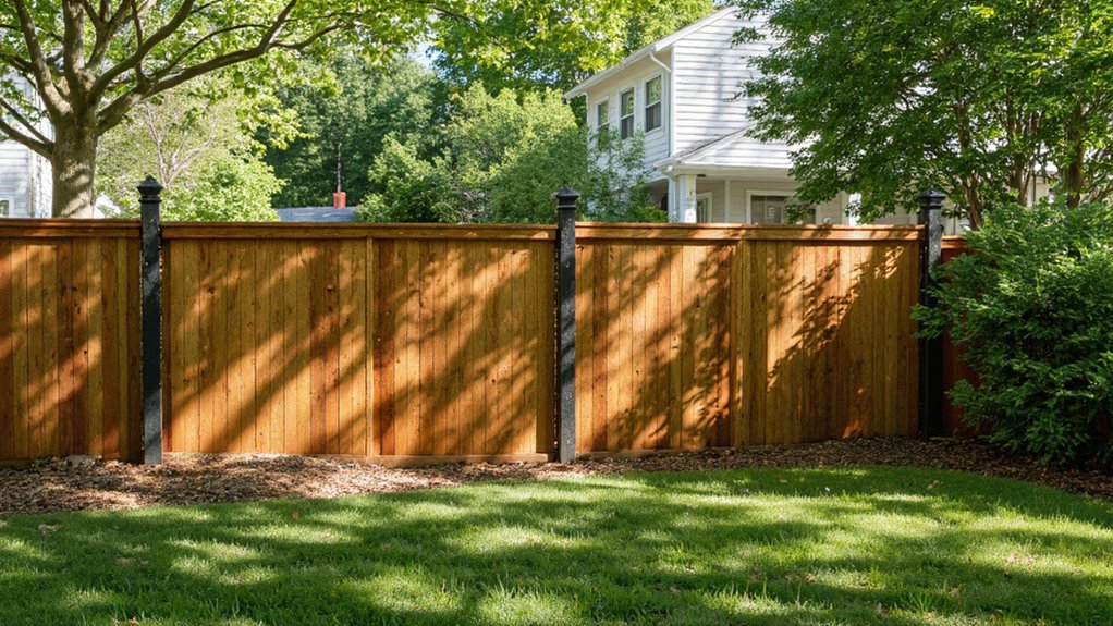 comparison of wood vinyl and metal fencing materials for residential properties