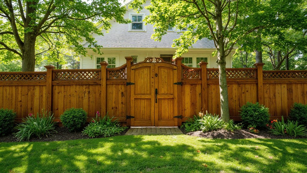 modern residential fence design that attracts potential home buyers