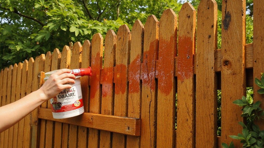Cleaning and inspecting fence for regular maintenance and long-term care