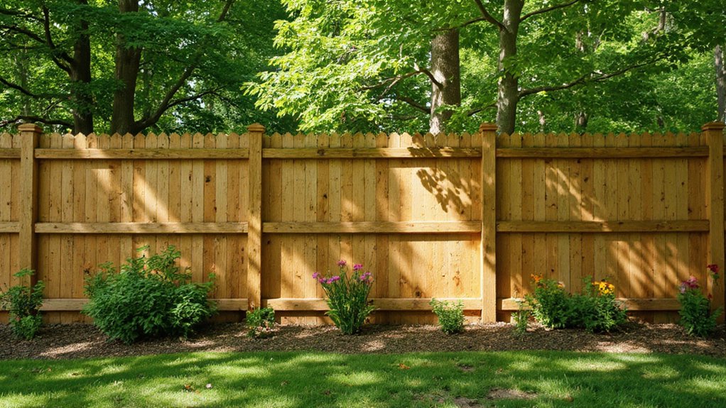 Tall deer fence with added protection features for better effectiveness