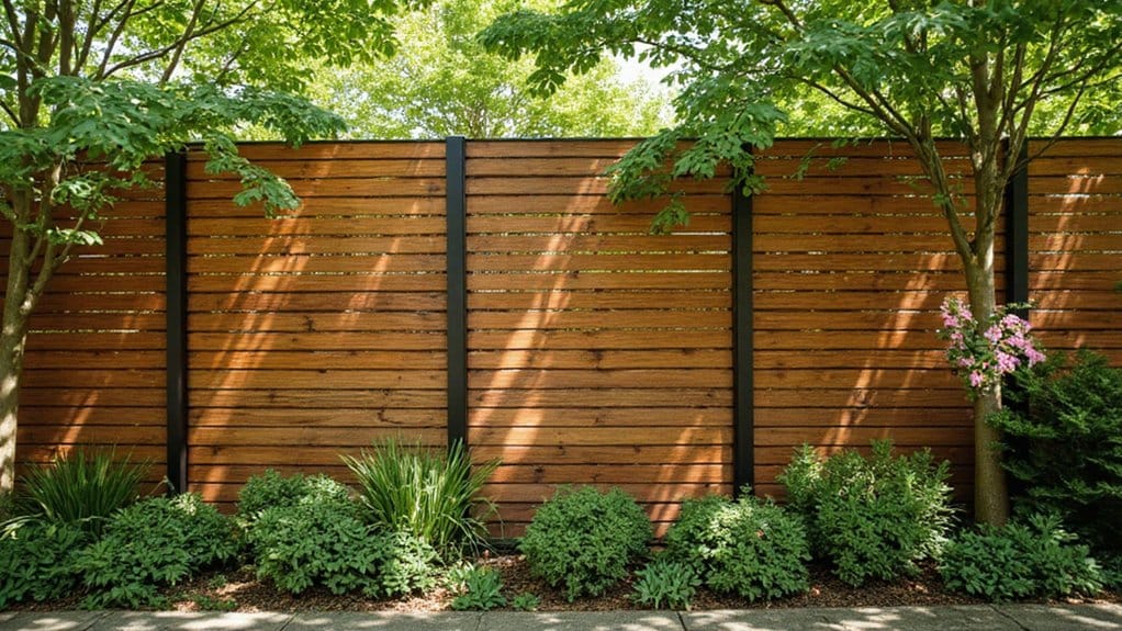 Residential noise reduction fence being maintained to prevent gaps and damage