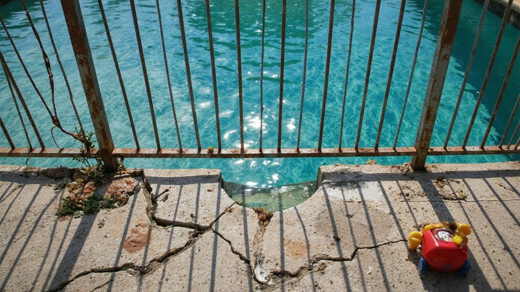 Pool fence height designed to help prevent unauthorized access