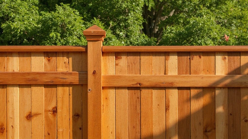 Wood fence materials and installation costs for a fencing project